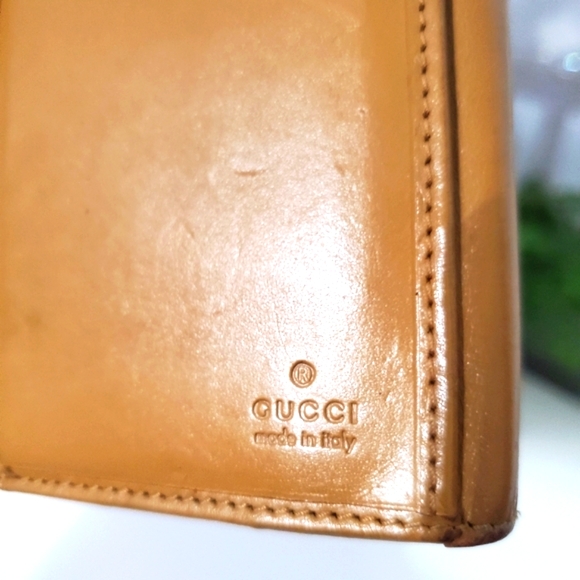 🇮🇹RARE Gucci Jackie Sherry Line GG Logo Canvas Continental Wallet on a Chain🤎 - Picture 13 of 15